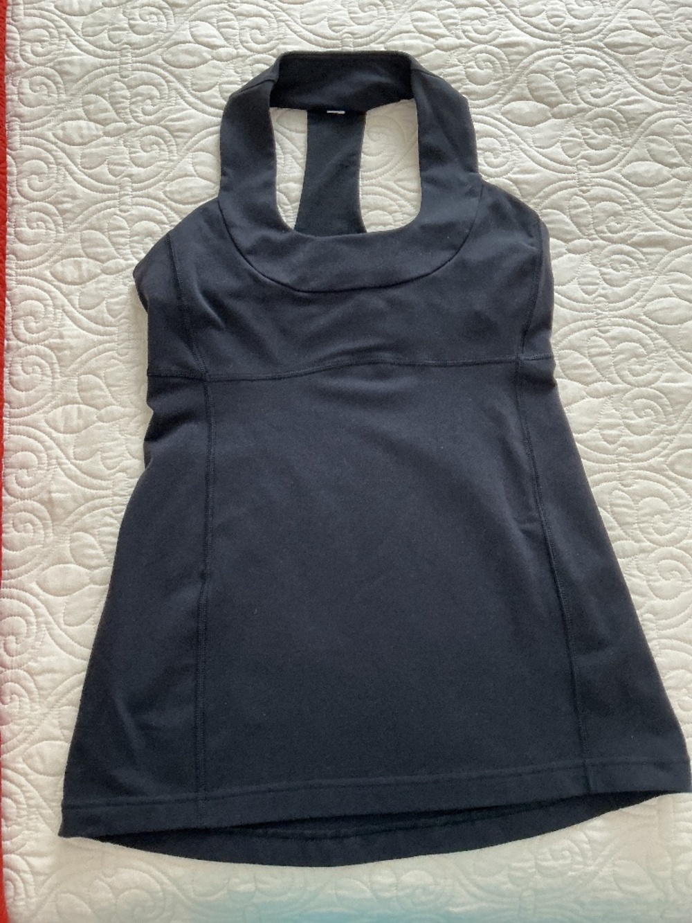 LULULEMON Black Run Swiftly Tech Athletica Racerback Top Size 6